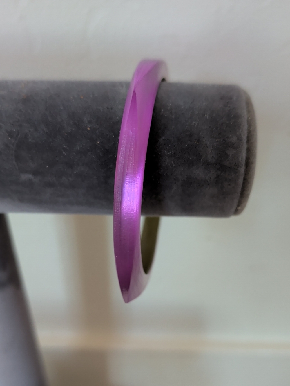 Alexis Bittar Bright pink/purple faceted lucite bangle